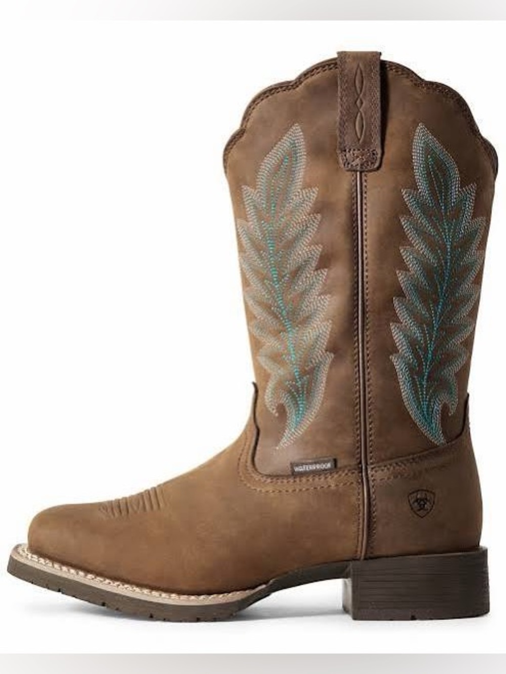 ARIAT WOMEN'S HYBRID RANCHER WATERPROOF PERFORMANCE WESTERN BOOTS, Size 9.5